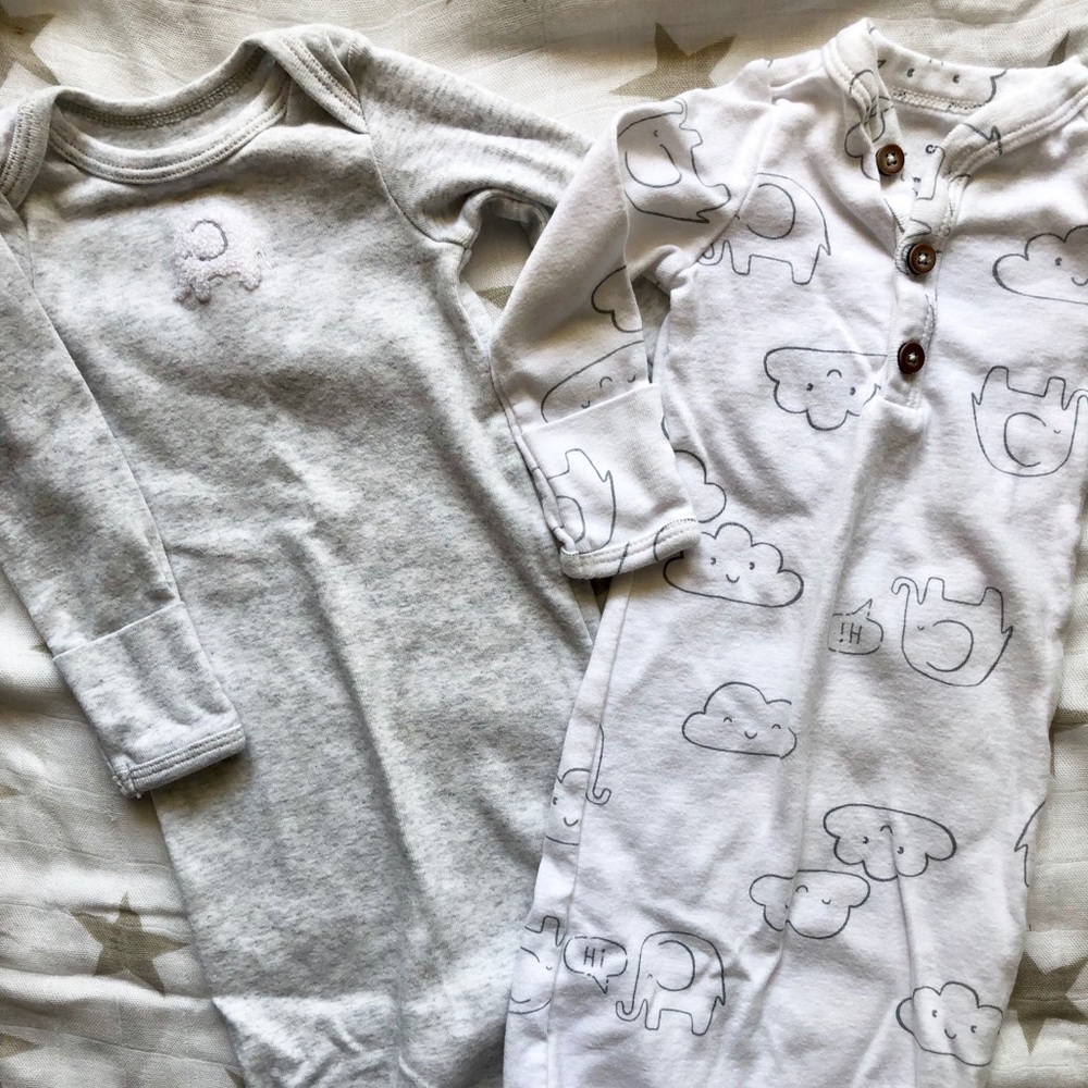 Very LARGE bundle- Carters nb clothes footies..etc